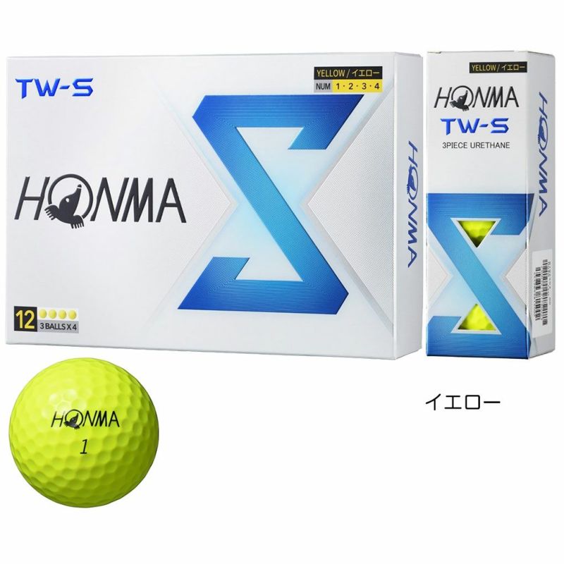 本間ゴルフHONMA2024TW-XTW-Sボール1ダース(12球入)2024年モデル日本正規品