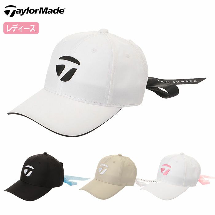 テーラーメイドウィメンズリボンキャップTL362レディース帽子TaylorMade2024春夏モデル日本正規品