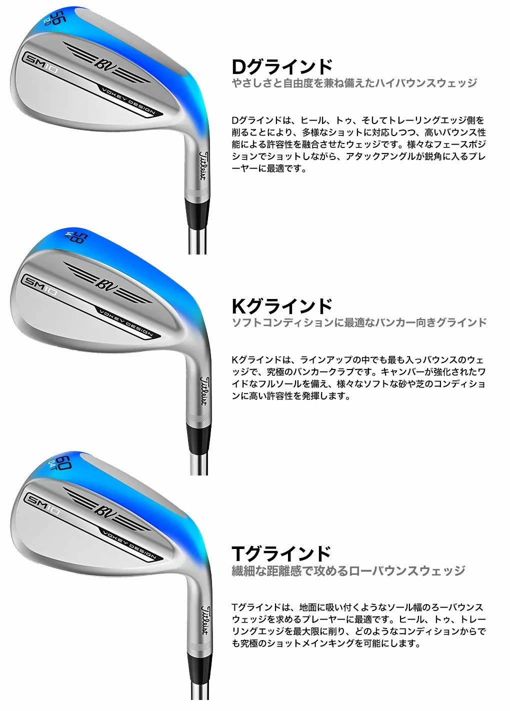 タイトリスト VOKEY SM10 ウェッジ メンズ 右用 ジェットブラック 