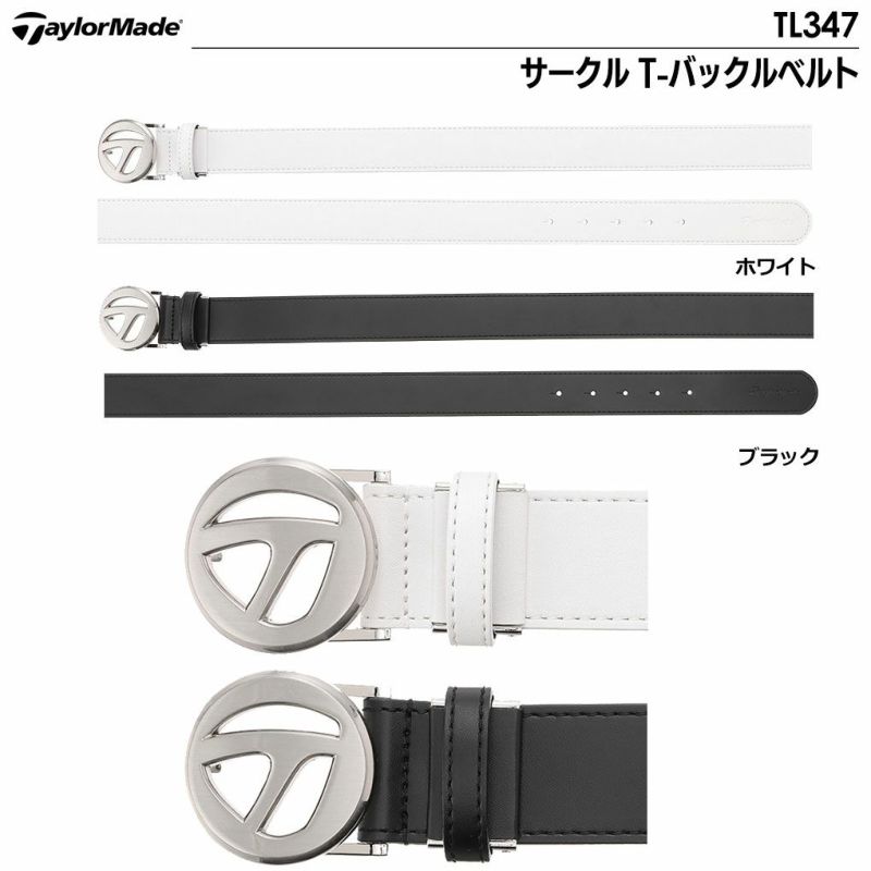 テーラーメイドサークルT-バックルベルトTL347メンズTaylorMade2024春夏モデル日本正規品