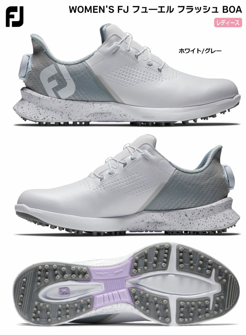 フットジョイWOMEN'SFJフュ―エルフラッシュBOAレディースFOOTJOY2023年モデル日本正規品