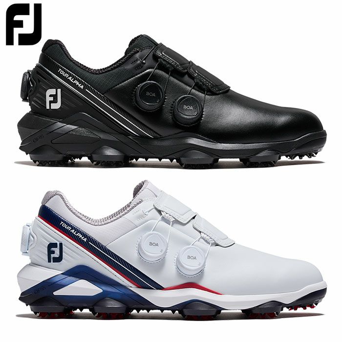 フットジョイMEN'SツアーアルファトリプルBOAメンズゴルフシューズスパイクシューズFOOTJOY2024年モデル日本正規品