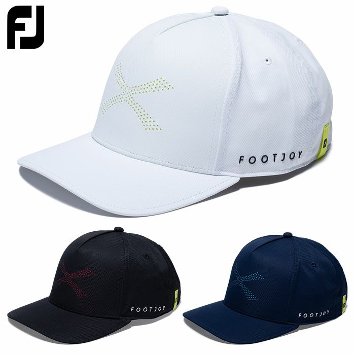 フットジョイ撥水XモチーフキャップメンズFH24AATCゴルフキャップ帽子FOOTJOY2024春夏モデル日本正規品