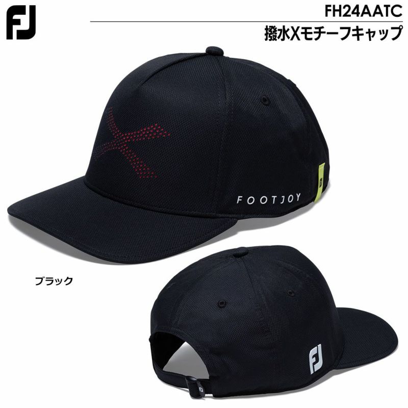 フットジョイ撥水XモチーフキャップメンズFH24AATCゴルフキャップ帽子FOOTJOY2024春夏モデル日本正規品