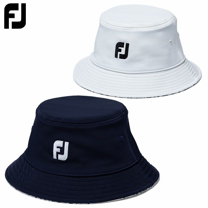 フットジョイ撥水フラワープリントリバーシブルバケットハットFH24WRBゴルフキャップ帽子FOOTJOY2024春夏モデル日本正規品