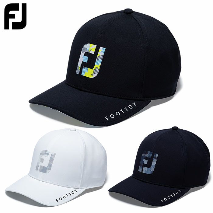 フットジョイ撥水カモフラージュロゴキャップFH24ACLCゴルフキャップ帽子FOOTJOY2024春夏モデル日本正規品