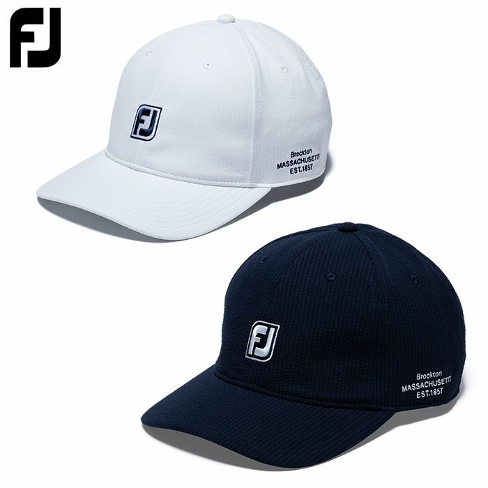 フットジョイシアサッカーエンブレムキャップFH24AFCゴルフキャップ帽子FOOTJOY2024春夏モデル日本正規品