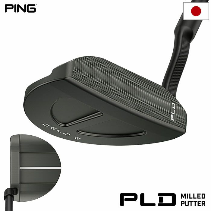 ピンPLDミルドパターOSLO3メンズ右用34インチメーカー保証PINGゴルフクラブ日本正規品2024年モデル