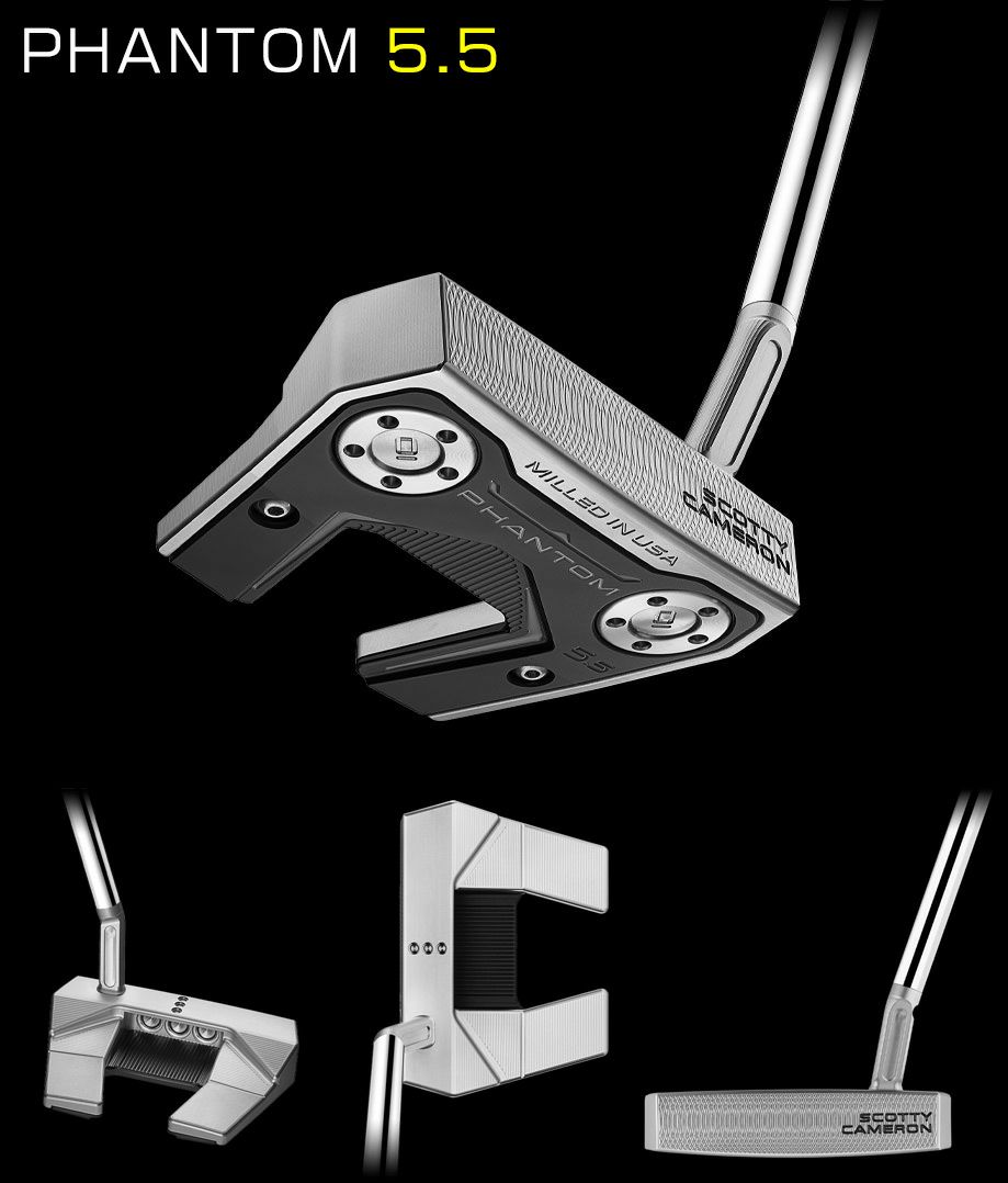 スコッティキャメロン2024年最新のファントムパターでカップイン