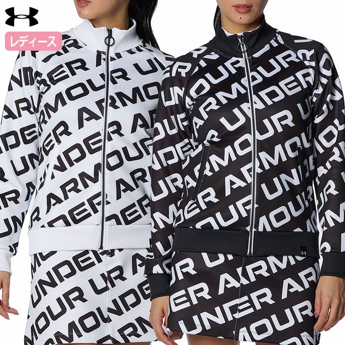 アンダーアーマーUAパフォーマンスニットプリントフルジップジャケット1384966レディースUNDERARMOUR2024春夏モデル日本正規品