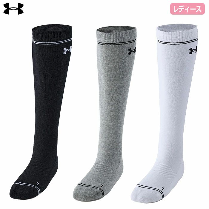 アンダーアーマーUAオーバーザカーフラインソックス1384864レディースUNDERARMOUR2024春夏モデル日本正規品