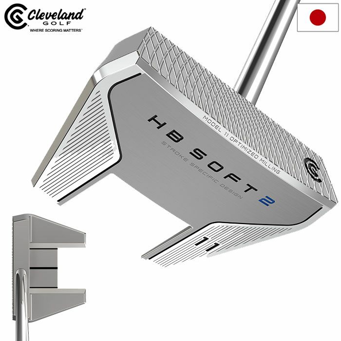 クリーブランドHBSOFT2パター#11Cメンズ右用スチールシャフト2024年モデル日本正規品