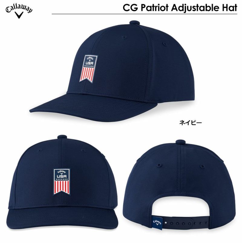 キャロウェイCGPatriotAdjustableHatキャップメンズCallaway2024年モデルUSA直輸入品