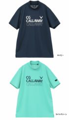 キャロウェイクローズドメッシュ半袖モックネックシャツC24134105メンズCallaway2024春夏モデル日本正規品