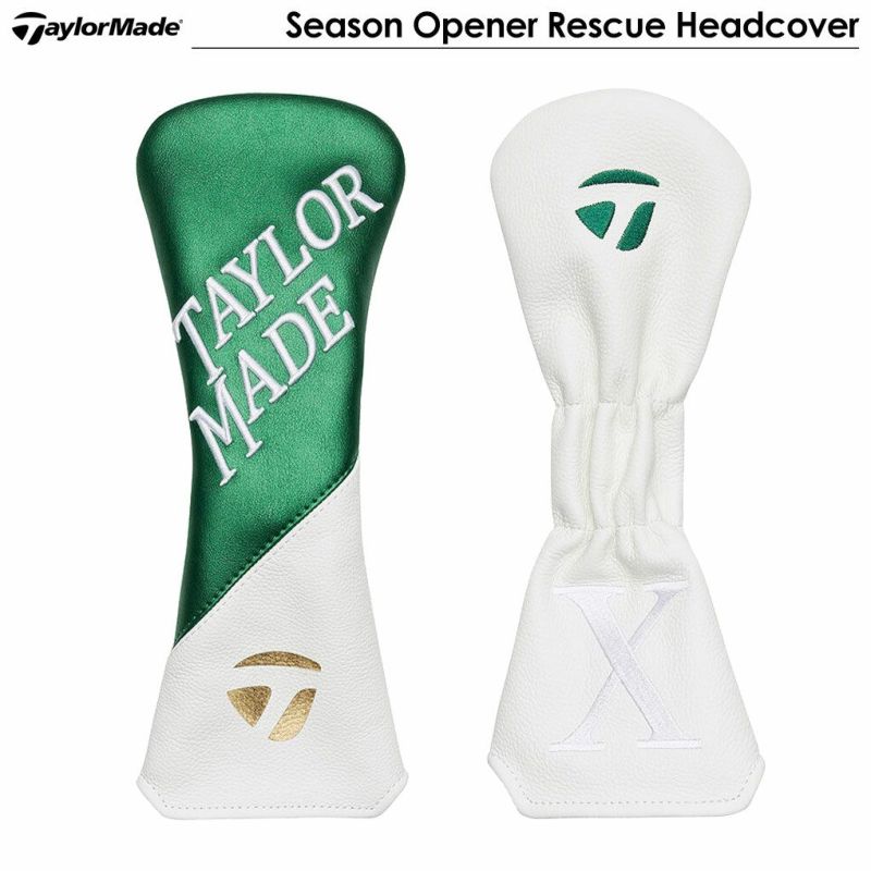 テーラーメイドSeasonOpenerRescueHeadcoverユーティリティ用ヘッドカバーTaylorMade2024年モデルUSA直輸入品