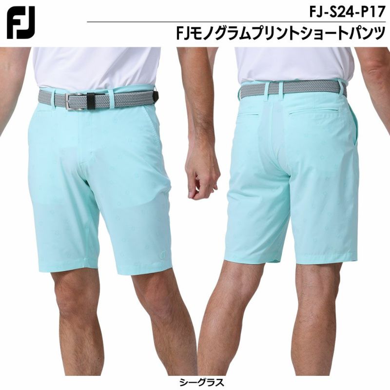 フットジョイスFJモノグラムプリントショートパンツメンズFJ-S24-P17FOOTJOY2024春夏モデル日本正規品