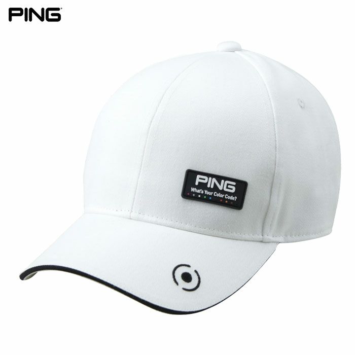 ピンHW-A225カラーコードキャップメンズホワイト帽子PING日本正規品