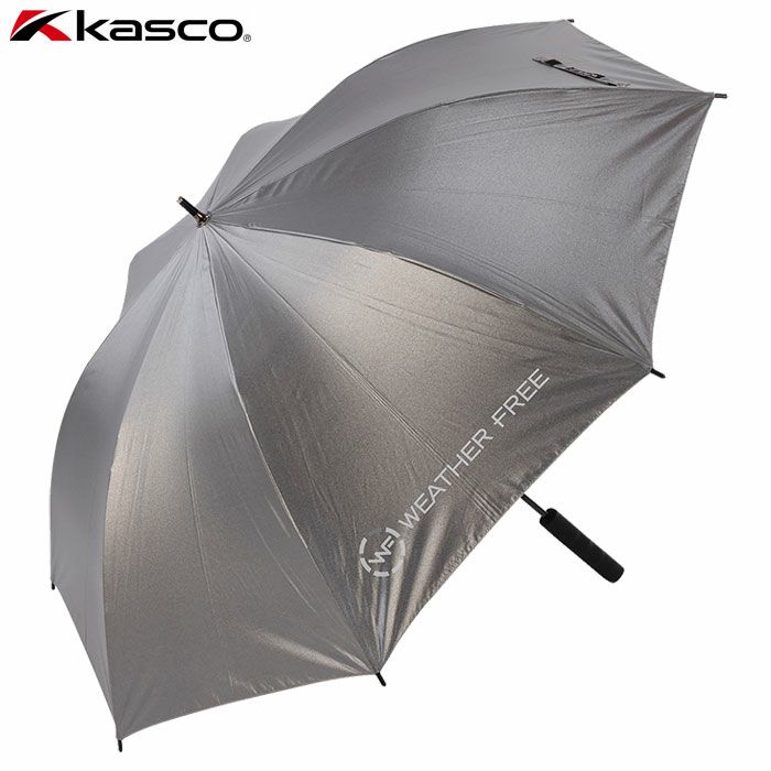 キャスコウェザーフリー晴雨兼用ワンタッチ傘WFU-2310シルバーKASCO2023年モデル日本正規品