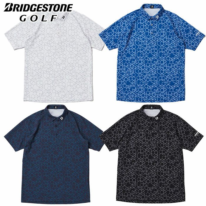 ブリヂストンゴルフ半袖シャツAGM03Aメンズ2024春夏モデルBRIDGESTONEGOLF日本正規品