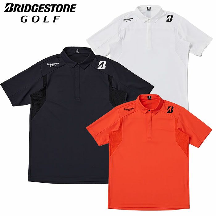 ブリヂストンゴルフ半袖シャツAGM10Aメンズ2024春夏モデルBRIDGESTONEGOLF日本正規品