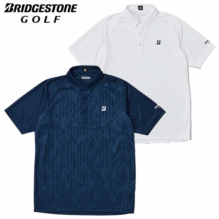 ブリヂストンゴルフ半袖シャツ3GA01Aメンズ2024春夏モデルBRIDGESTONEGOLF日本正規品