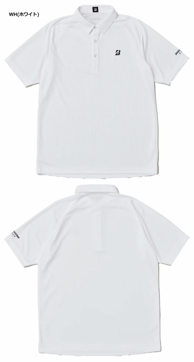 ブリヂストンゴルフ半袖シャツ3GA01Aメンズ2024春夏モデルBRIDGESTONEGOLF日本正規品