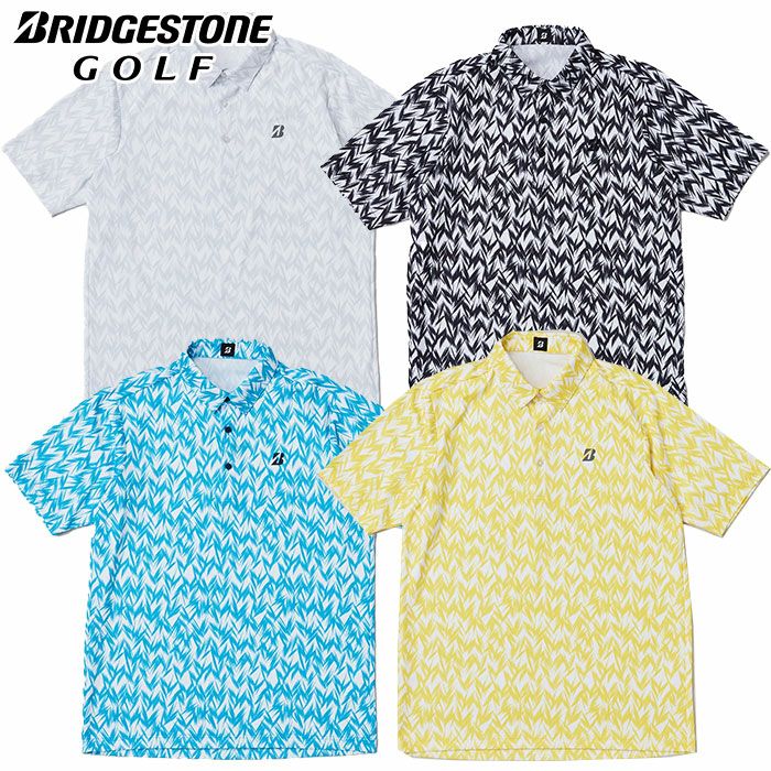 ブリヂストンゴルフ半袖シャツ3GA02Aメンズ2024春夏モデルBRIDGESTONEGOLF日本正規品