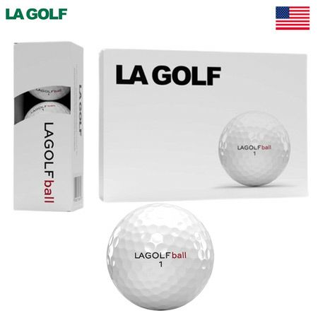 LA GOLF LAGOLF-ball 4ピース 1ダース 全12球 エルエーゴルフ ボール ...