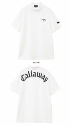キャロウェイ裏クールアイレットカノコモックネックシャツC24134126メンズCallaway2024春夏モデル日本正規品