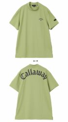 キャロウェイ裏クールアイレットカノコモックネックシャツC24134126メンズCallaway2024春夏モデル日本正規品