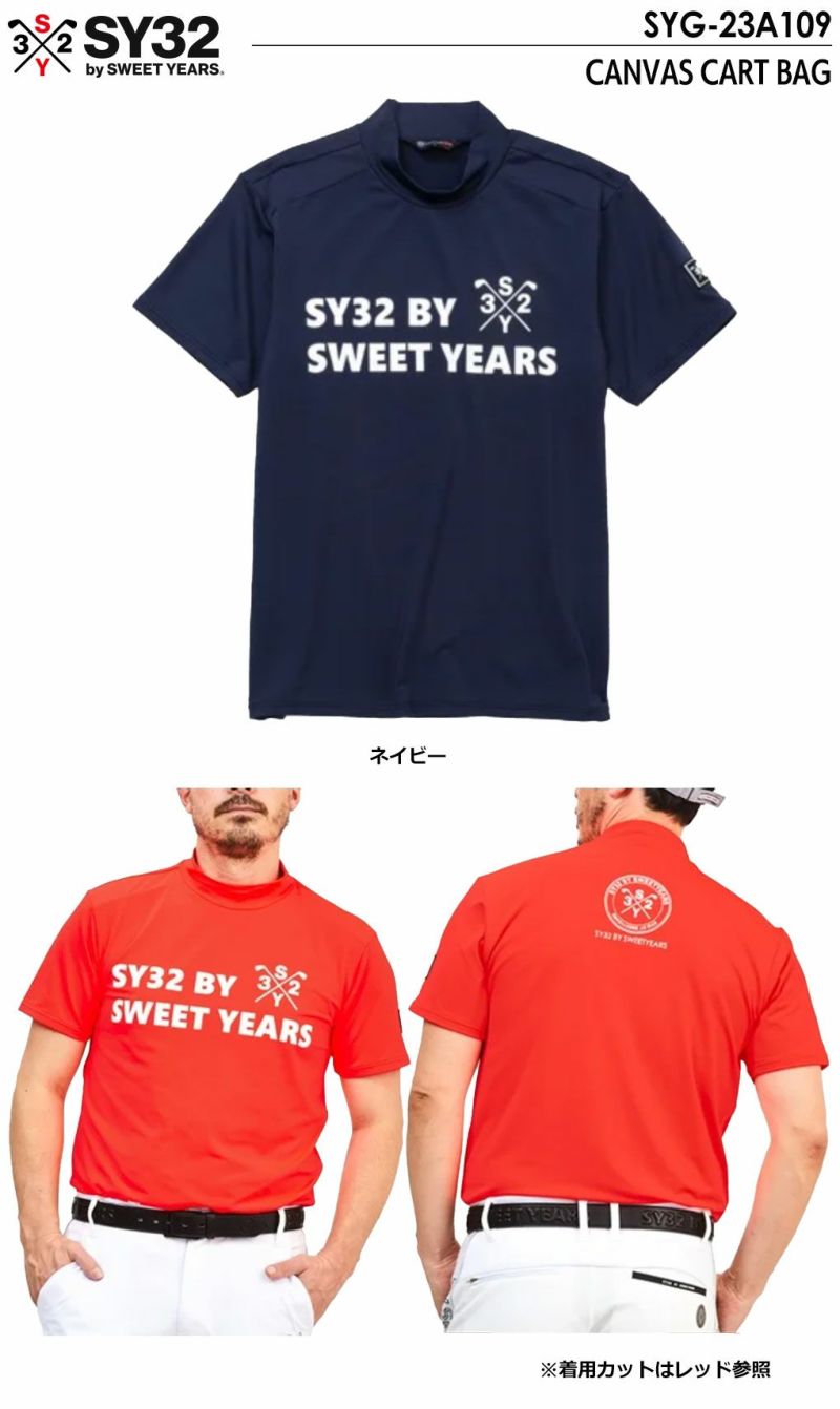 SY32GOLF11305-4MOCKNECKSHIRTSシャツ半袖メンズ日本正規品2024春夏モデル