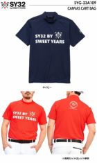 SY32GOLF11305-4MOCKNECKSHIRTSシャツ半袖メンズ日本正規品2024春夏モデル
