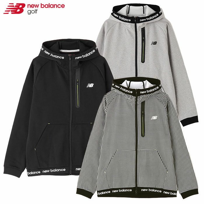 ニューバランス軽量ダンボールニット裏メッシュスウェットフルジップフーディーメンズ012-4162001newbalance日本正規品2024春夏モデル