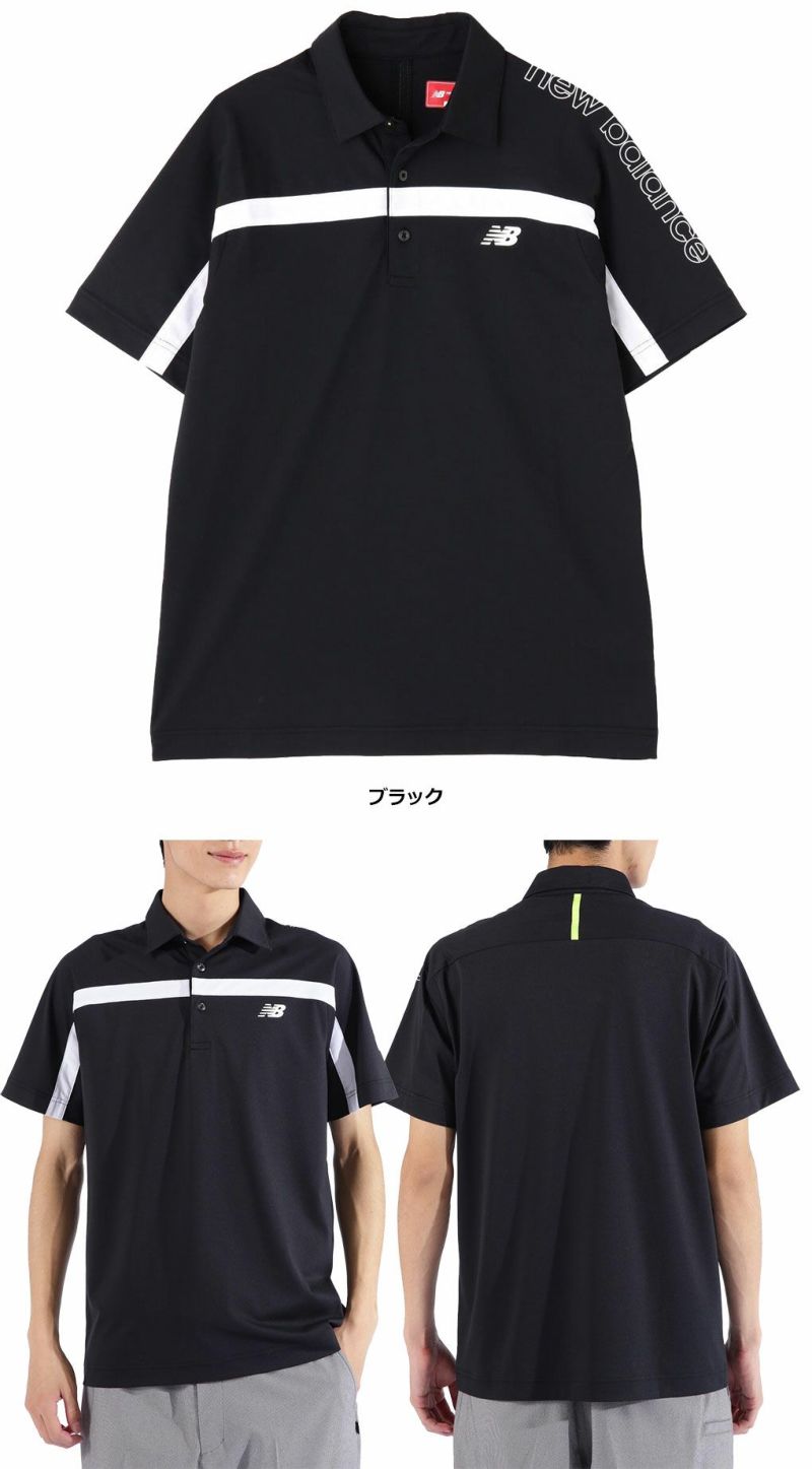 ニューバランス半袖カラーシャツメンズ012-4168005newbalance日本正規品2023秋冬モデル