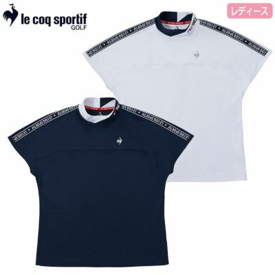 ルコック ワイドフィット ボーダーモックネックシャツ QGWXJA08 レディース le coq sportif GOLF 2024春夏モデル  日本正規品 | ジーパーズ公式オンラインショップ（JYPER'S）