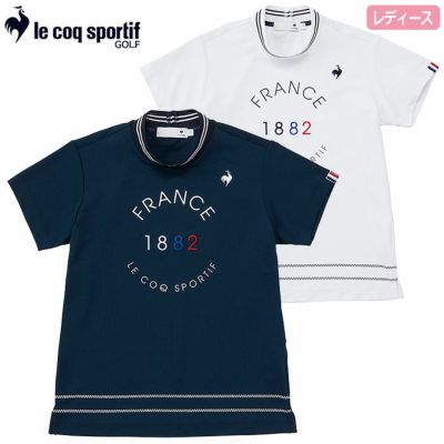 ルコック ワイドフィット ボーダーモックネックシャツ QGWXJA08 レディース le coq sportif GOLF 2024春夏モデル  日本正規品 | ジーパーズ公式オンラインショップ（JYPER'S）