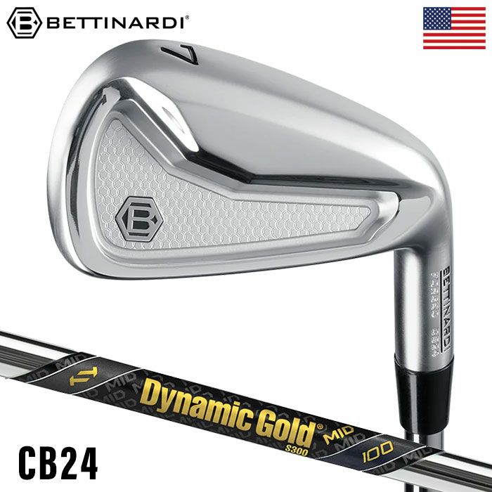 ベティナルディ CB24 アイアン 7本セット(4-PW) DYNAMID GOLD MID 100 スチールシャフト BETTINARDI  2024年モデル USA直輸入品 | ジーパーズ公式オンラインショップ（JYPER'S）