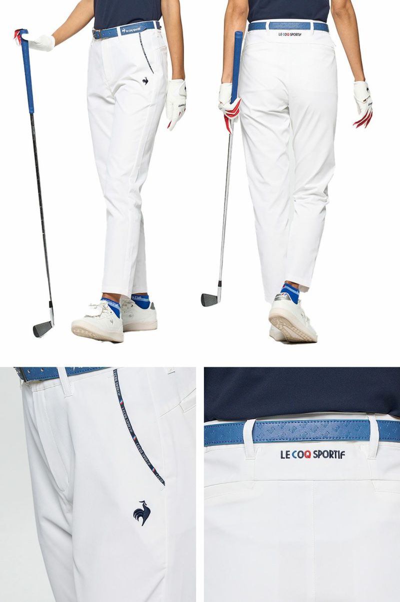 ルコック9分丈パンツQGWXJD02レディースlecoqsportifGOLF2024春夏モデル日本正規品