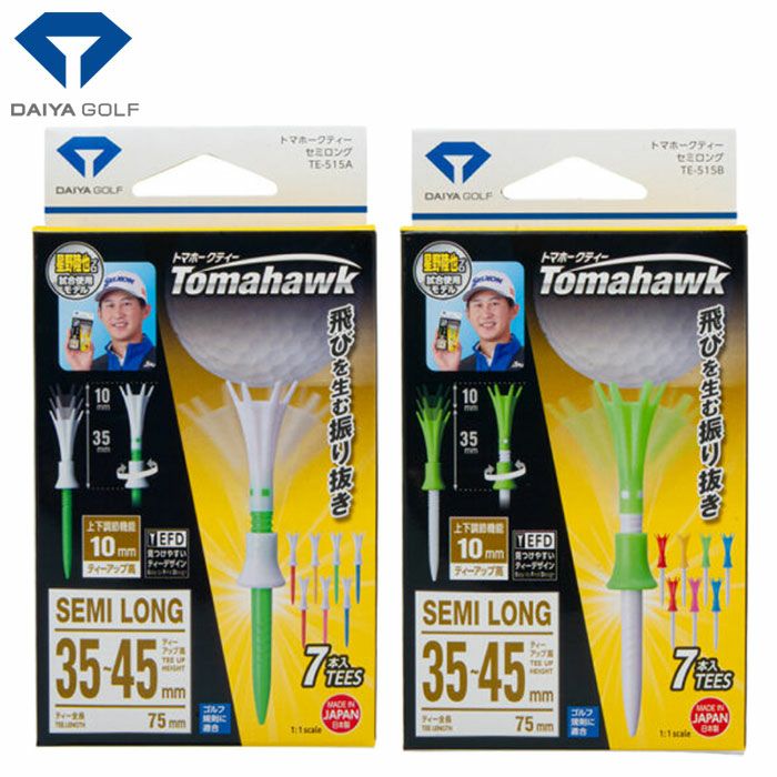 ダイヤゴルフトマホークティーセミロングTE-515ゴルフDAIYAGOLF2024年モデル日本正規品