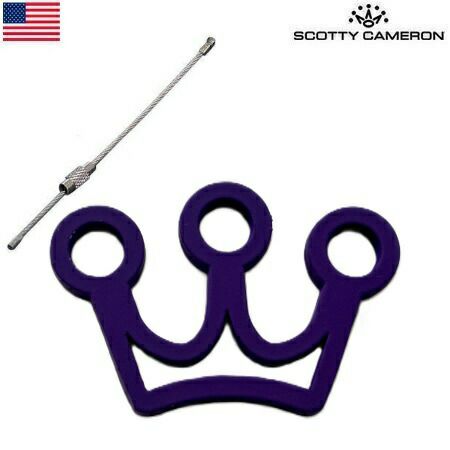 スコッティキャメロンSoftTouchKeyFobMiniCrown027541キーフォグPurpleScottyCameronUSA直輸入品