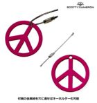 スコッティキャメロンSftTouchPeaceSignKeyFob027542キーフォグPinkScottyCameronUSA直輸入品