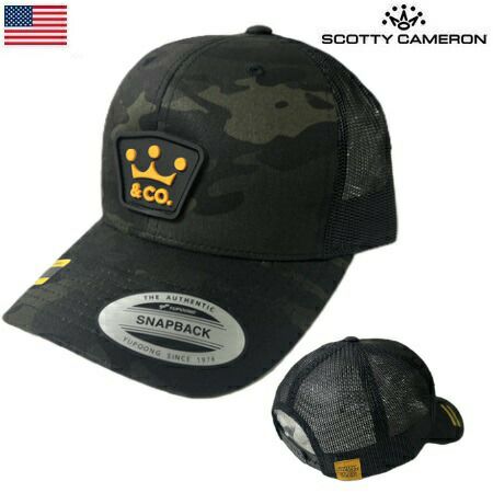 スコッティキャメロンスナップバックキャップメンズCaliBearHatブラック29954ScottyCameronUSA直輸入品