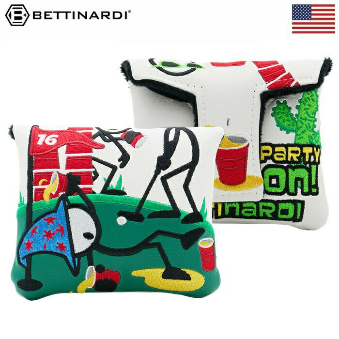 限定品】ベティナルディ 2024 PARTY ON! 16TH - マレット型 パターカバー パーティオン BETTINARDI USA直輸入品【激レア】  | ジーパーズ公式オンラインショップ（JYPER'S）