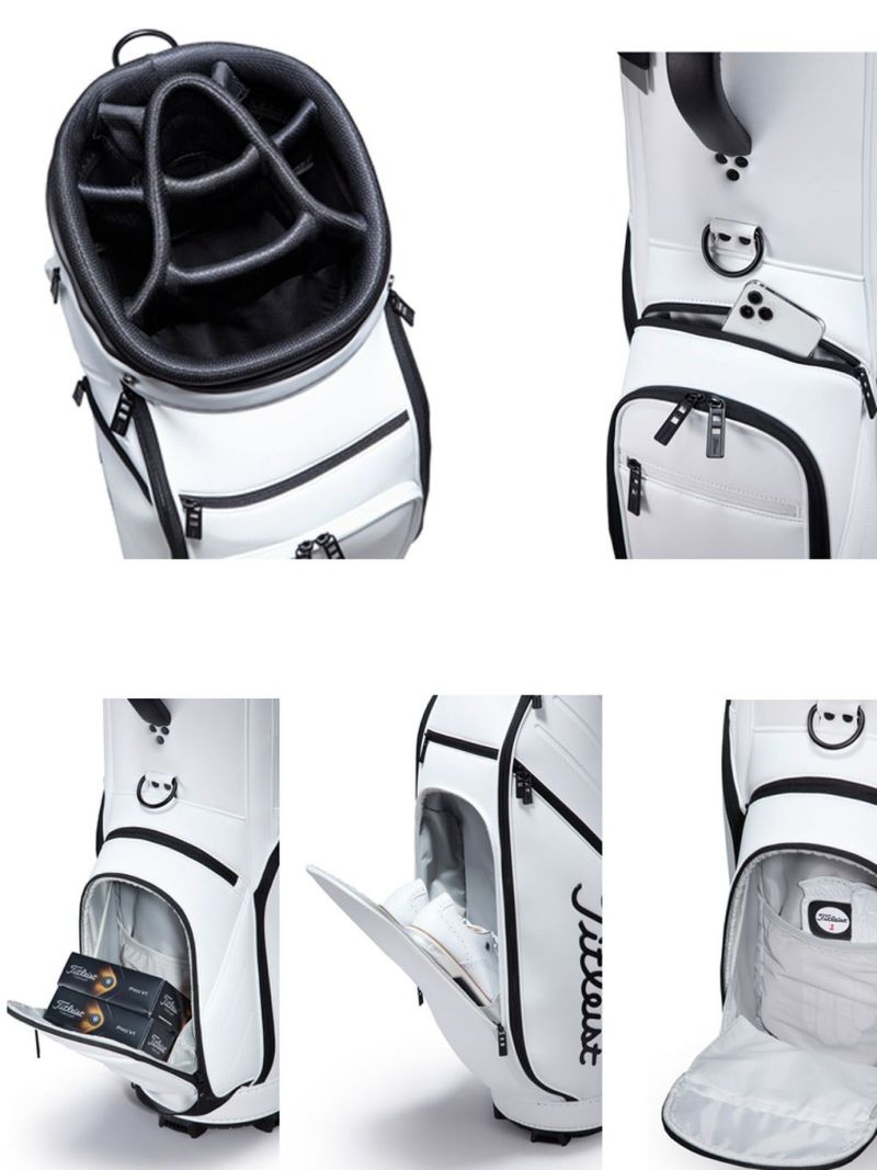 Titleist キャディバッグ TB22CTPSK ホワイト Titleist 【送料無料】【日本正規品】 タイトリスト