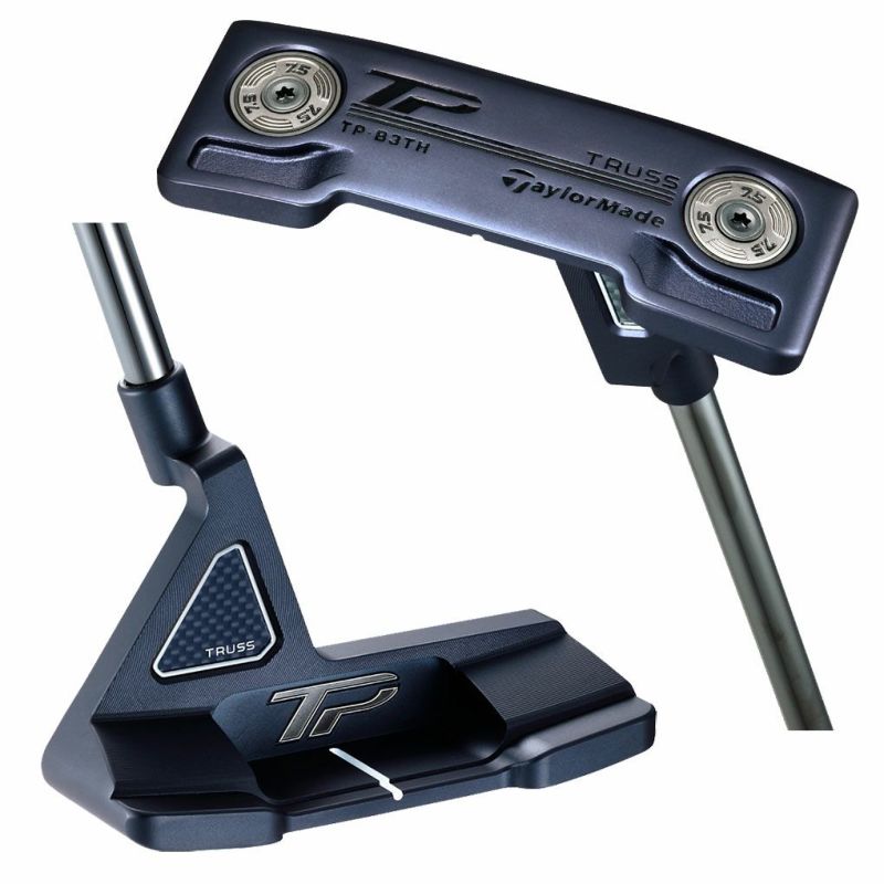 テーラーメイドTPTRUSSMIDNIGHTBLUEB3THパターメンズ右用33,34インチTaylorMade日本正規品2024年モデル