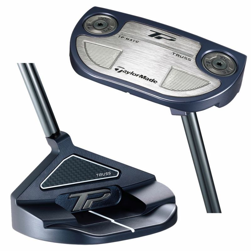 テーラーメイドTPTRUSSMIDNIGHTBLUEM4TCパターメンズ右用33,34インチTaylorMade日本正規品2024年モデル