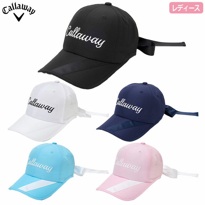 キャロウェイリボン付きキャップリボン取り外し可C24191205レディースCallaway2024春夏モデル日本正規品
