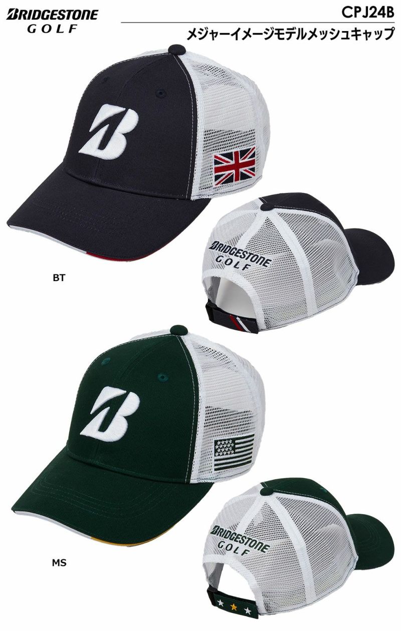 ブリヂストンゴルフメジャーイメージモデルメッシュキャップCPJ24BメンズBRIDGESTONEGOLF2023年モデル日本正規品