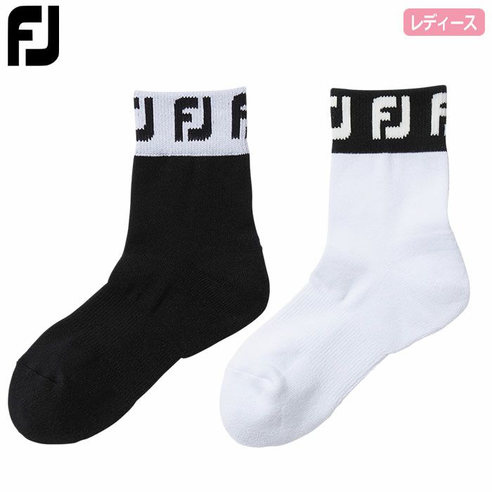 フットジョイWOMEN’SロゴクルーソックスFS23LCW1レディースFOOTJOY2023春夏モデル日本正規品