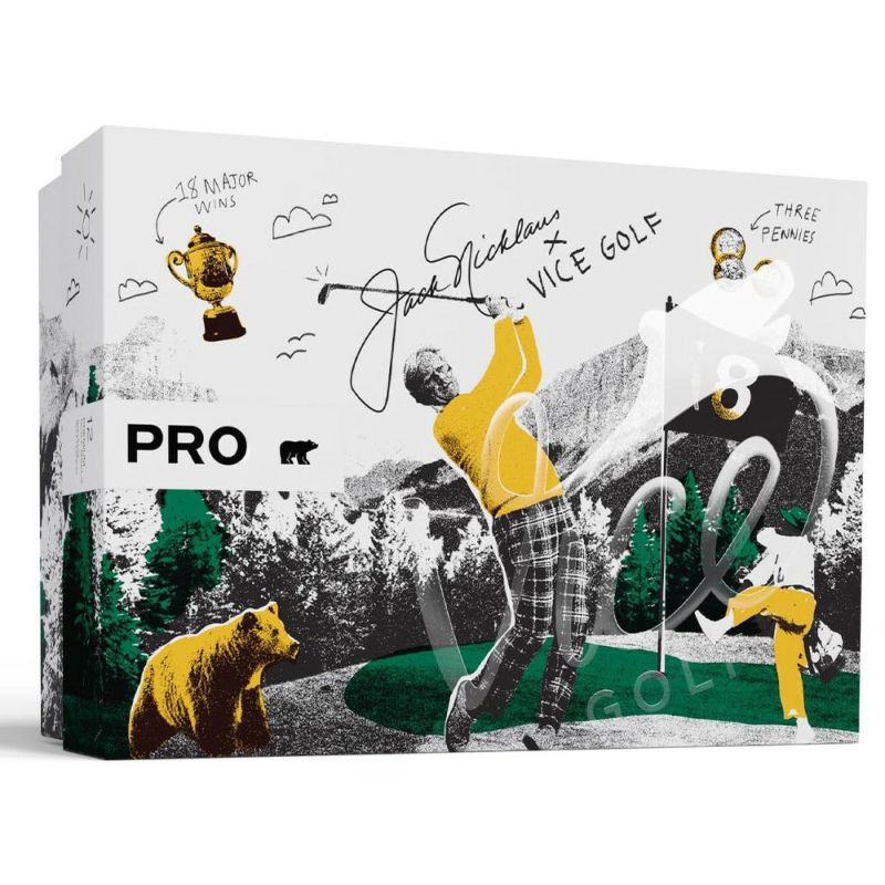 ヴァイスゴルフ Vice Golf 数量限定 Vice Pro Bear Jack Nicklaus Limited Edition Golf  Balls ヴァイスプロ ゴールデンベア ジャックニクラス リミテッドエディション 1ダース 全12球 USA直輸入品 並行輸入品 USモデル ゴルフ  ゴルフボール | ジーパーズ公式オンライン ...